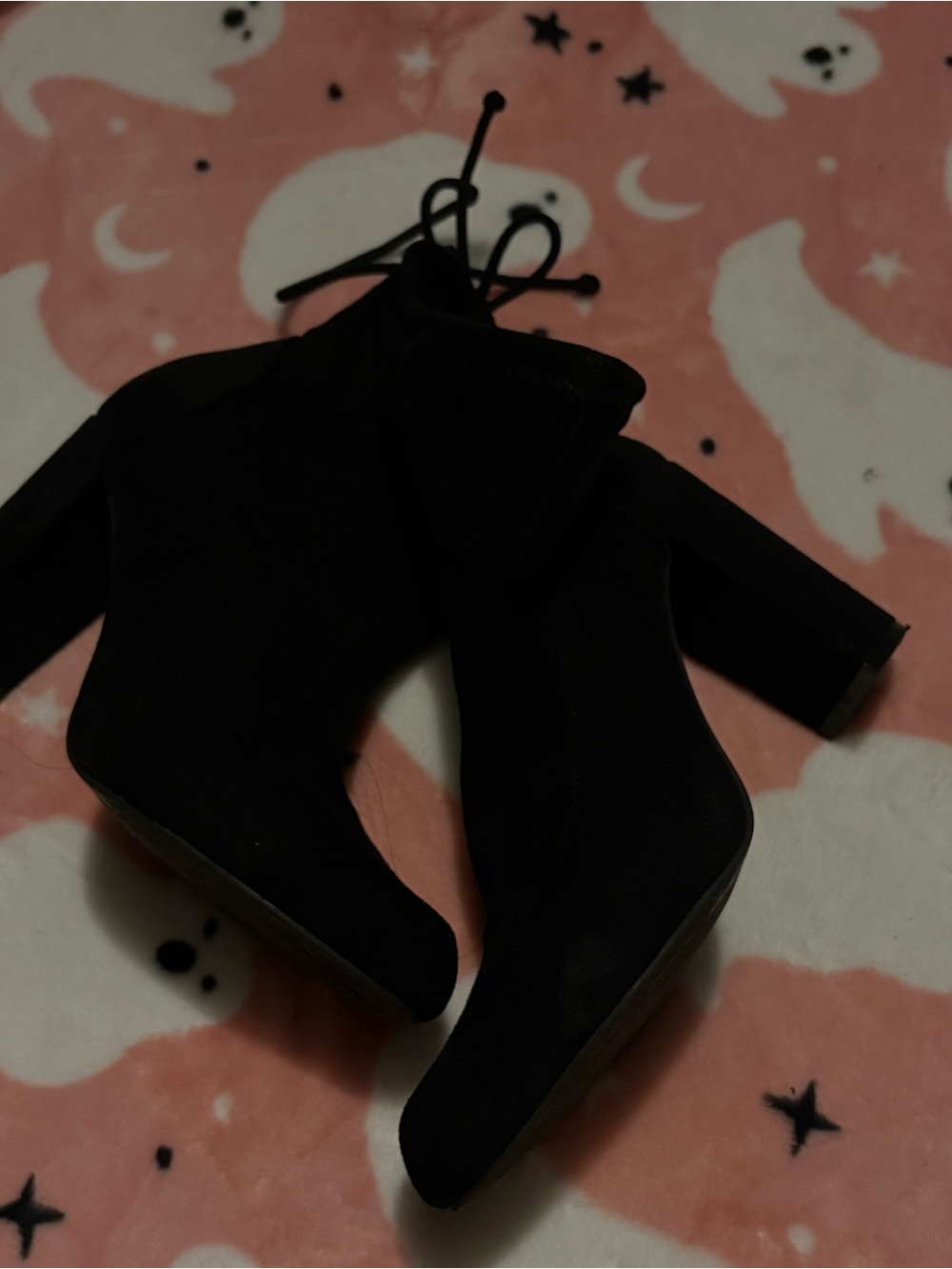 Black Women's Ankle Boots - Classic Block Heel